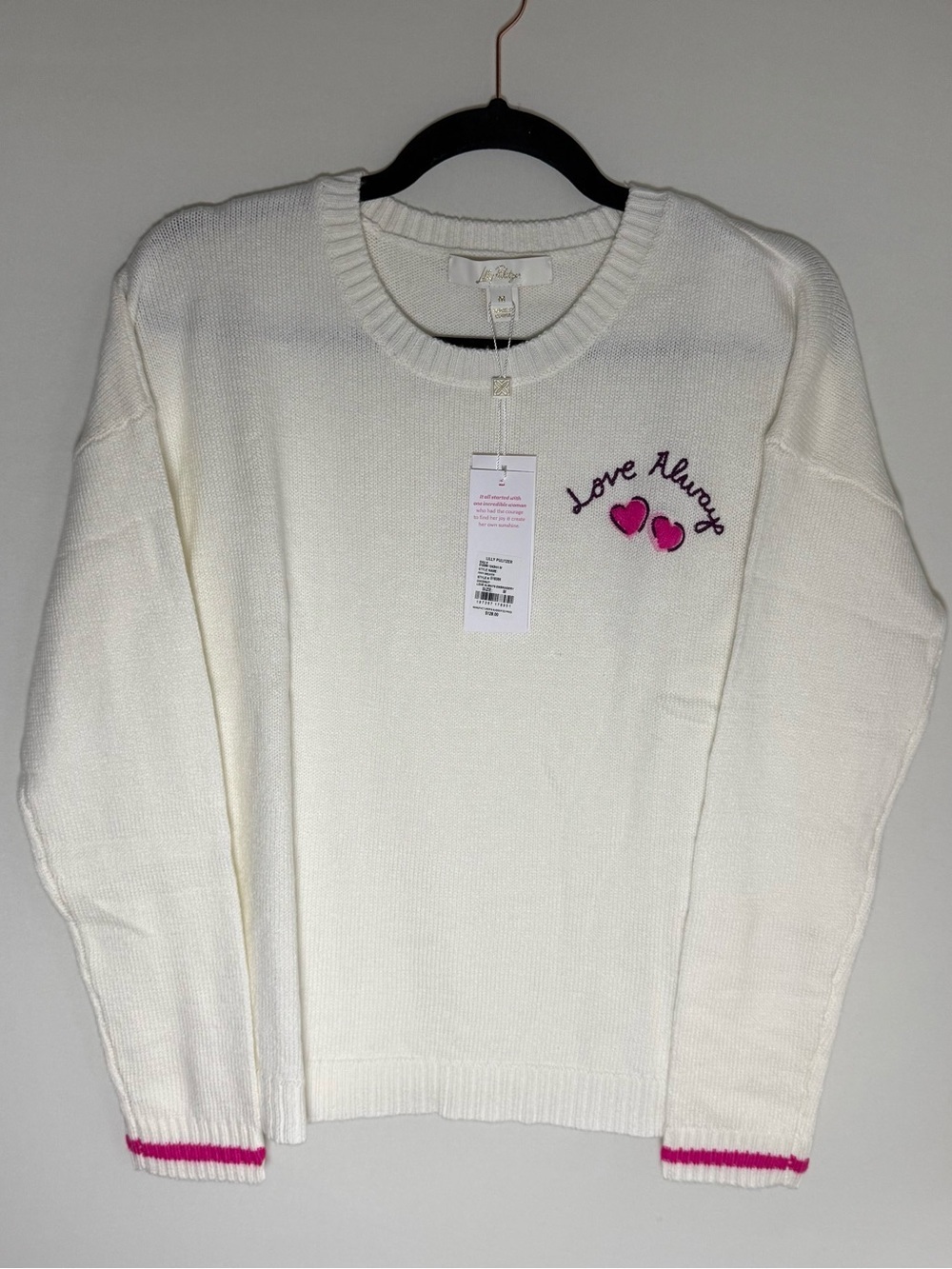 Lilly Pulitzer “Love Always” Pippy Sweater • NWT • Women’s medium